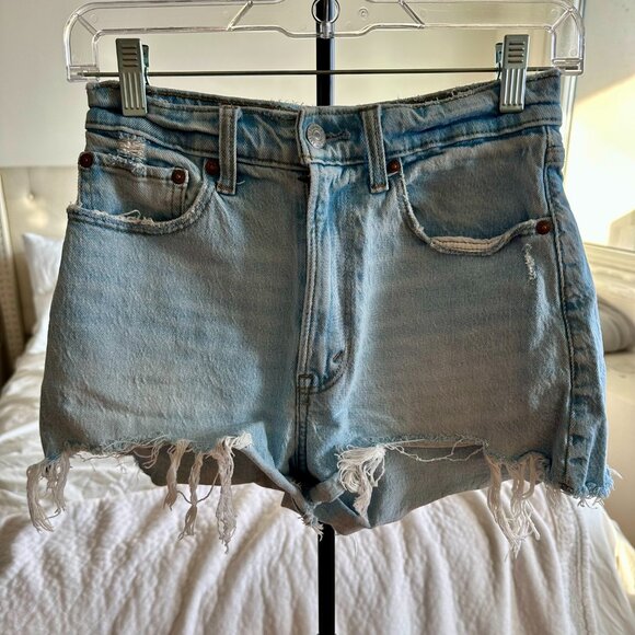 Abercrombie High Rise Mom Shorts (Curve) - Picture 2 of 8
